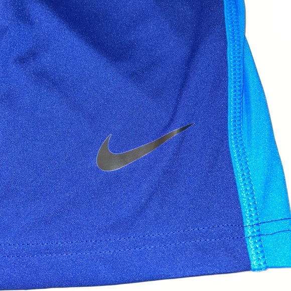 Nike dry fit boys jersey shorts. Navy and turquoise blue. NWT💙❤️ - Picture 3 of 5